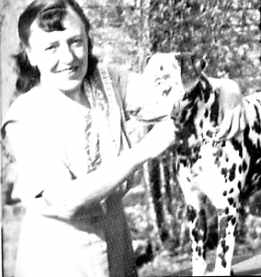 Dodie with dalmatian